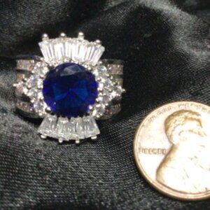 10 Star Brite Ring sterling silver